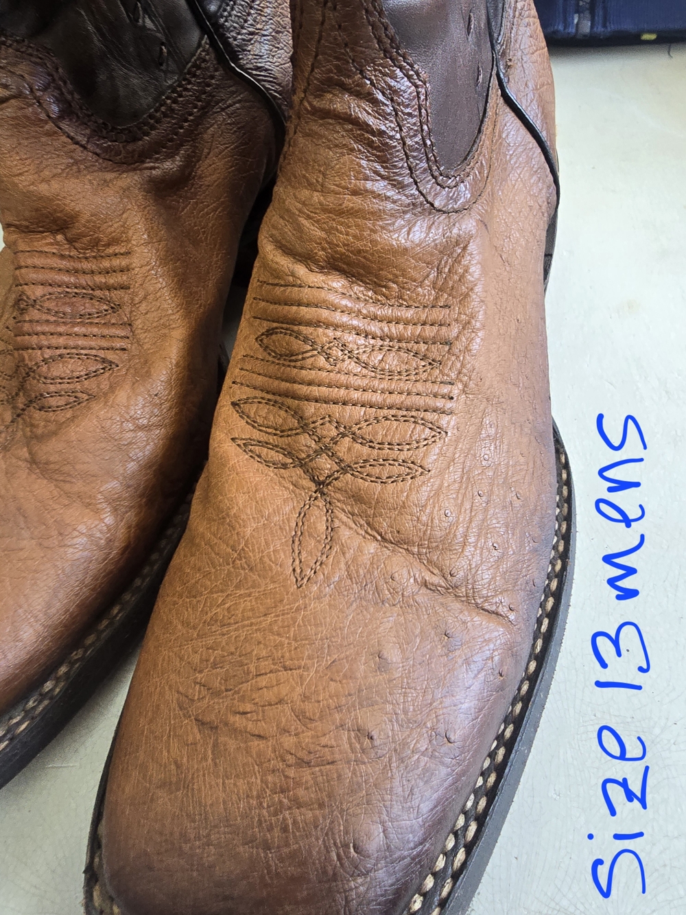 Cuadra Men's Two-Tone Brown Western Cowboy Boots - Picture 2 of 16